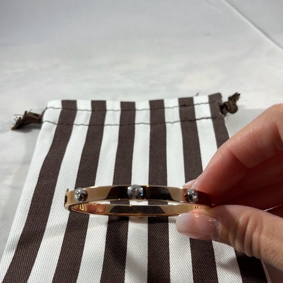 henri bendel Accessories - henri bendel Gold and Silver Two-Tone Screw Bangle